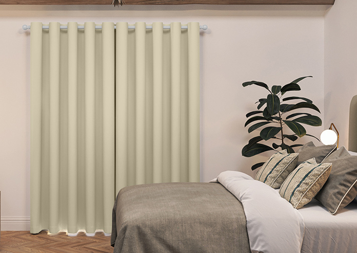 Kyoto Faux Silk, Sand - Made to Measure Curtains - Image 7